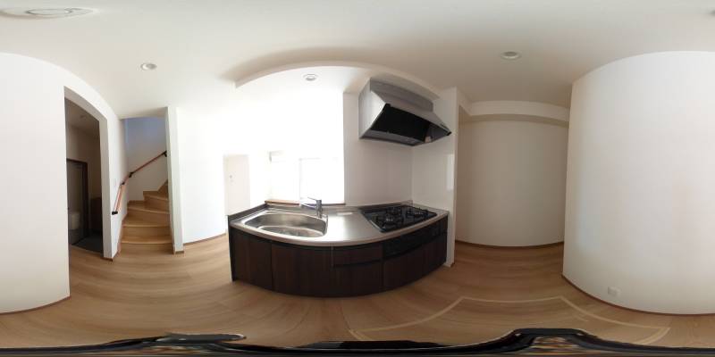 パノラマ画像キッチン