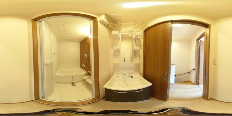 パノラマ画像洗面所