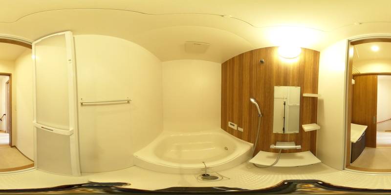 パノラマ画像バスルーム