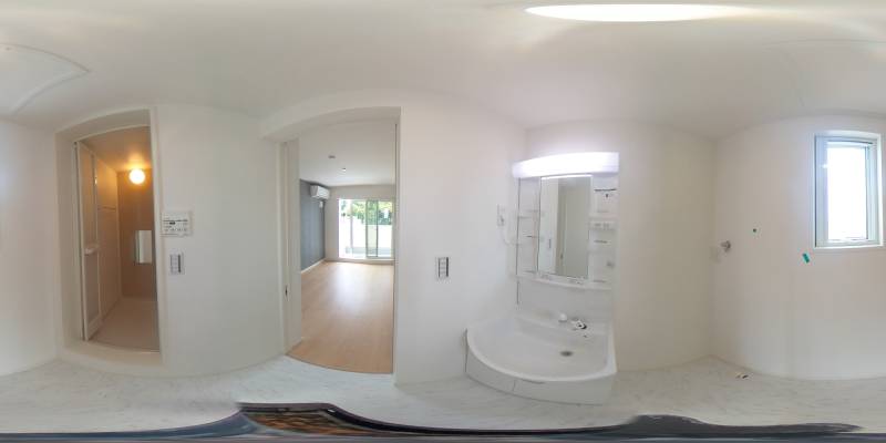 パノラマ画像洗面所