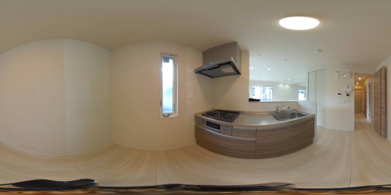 パノラマ画像キッチン