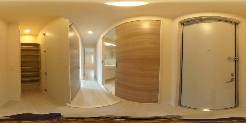 パノラマ画像玄関