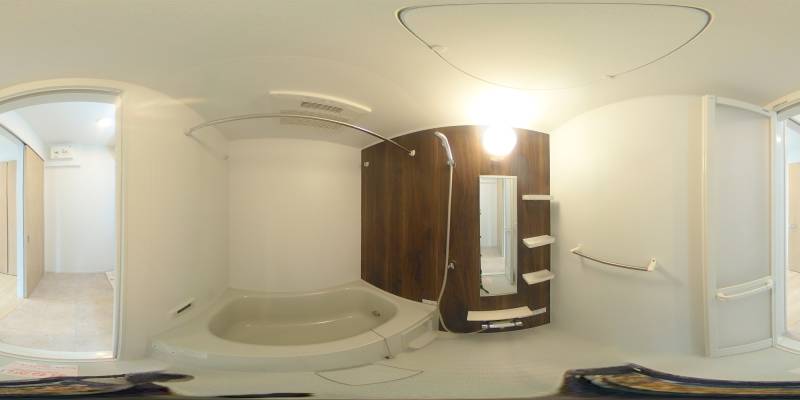 パノラマ画像バスルーム