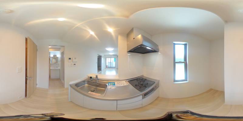 パノラマ画像キッチン