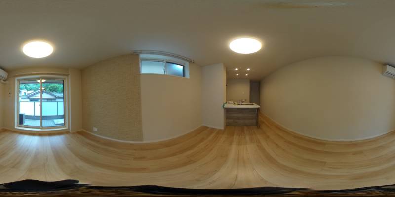 パノラマ画像リビング