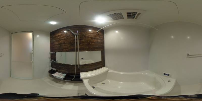 パノラマ画像バスルーム