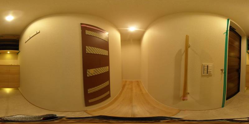 パノラマ画像玄関