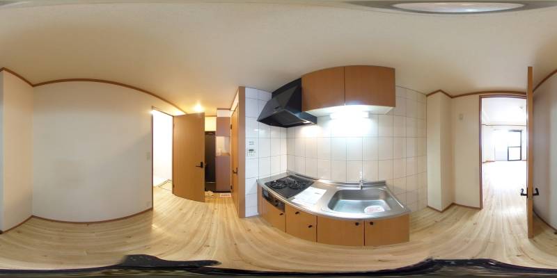 パノラマ画像キッチン