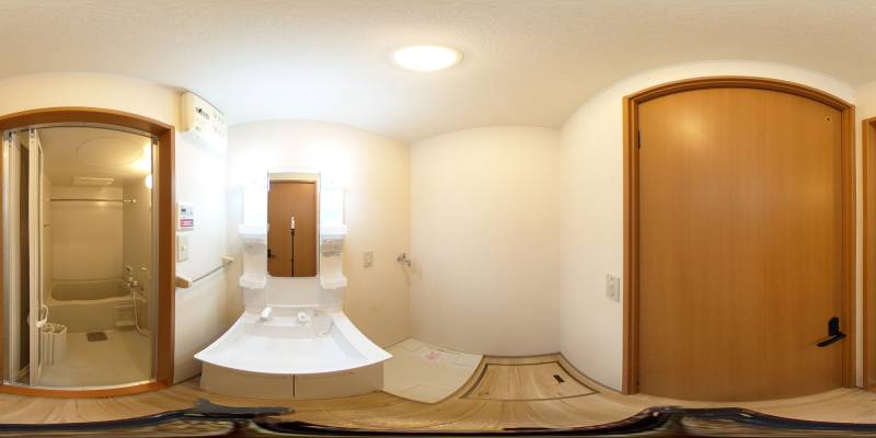 パノラマ画像洗面所