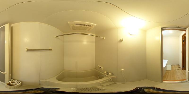 パノラマ画像バスルーム