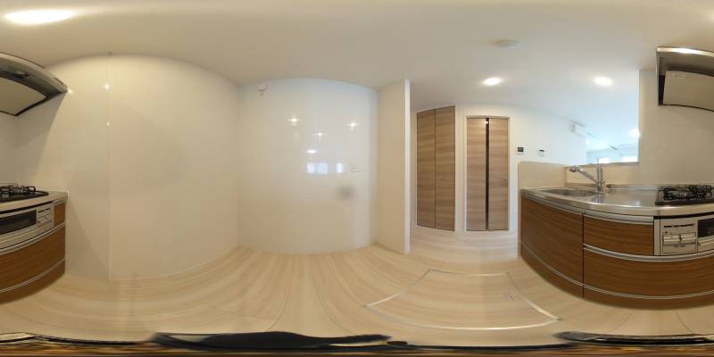 パノラマ画像キッチン