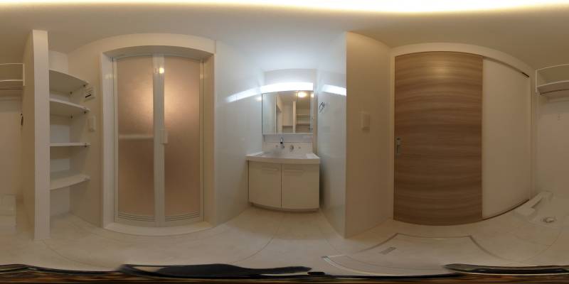 パノラマ画像洗面所