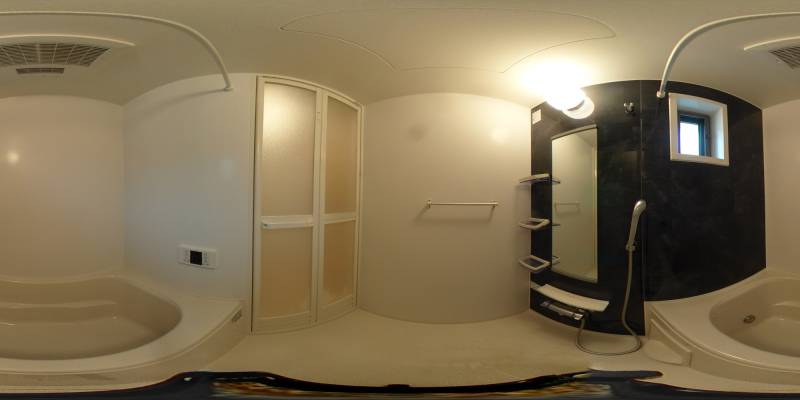 パノラマ画像バスルーム