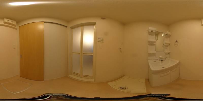 パノラマ画像洗面所