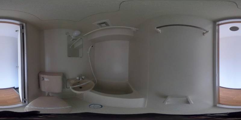 パノラマ画像バスルーム