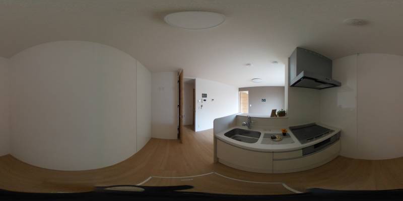 パノラマ画像キッチン