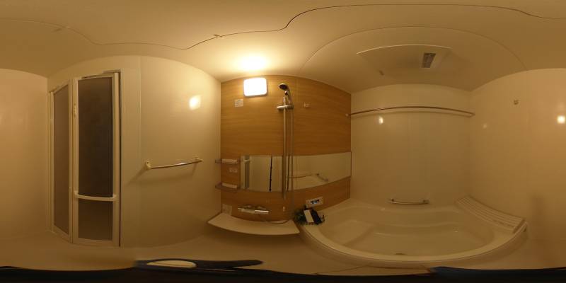 パノラマ画像バスルーム