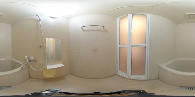 パノラマ画像バスルーム