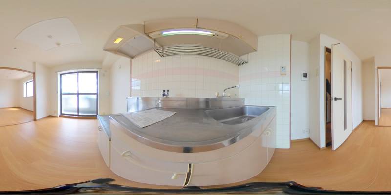 パノラマ画像キッチン