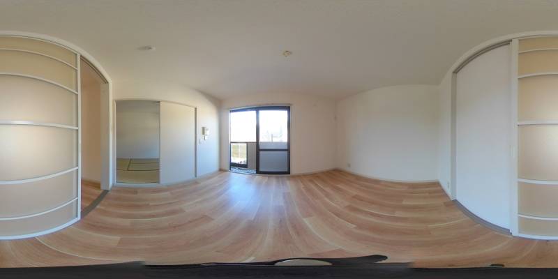 パノラマ画像リビング