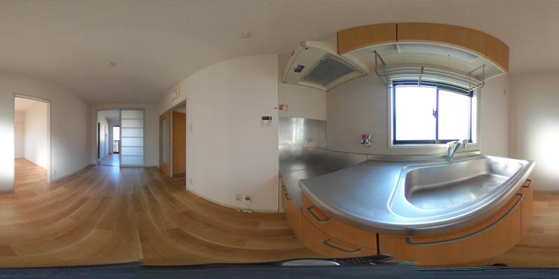 パノラマ画像キッチン