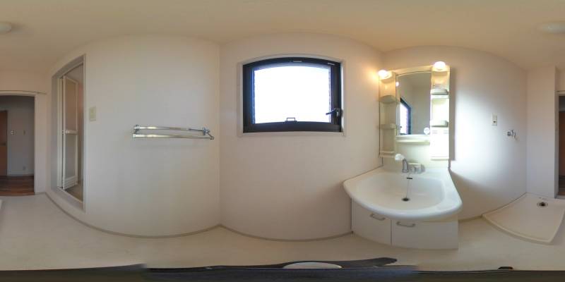 パノラマ画像洗面所