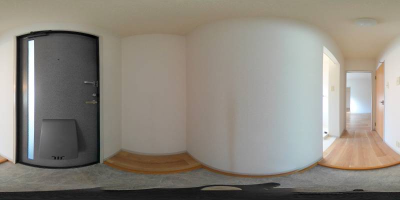 パノラマ画像玄関