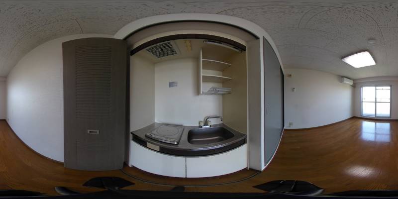 パノラマ画像キッチン