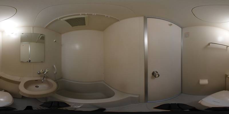 パノラマ画像バスルーム