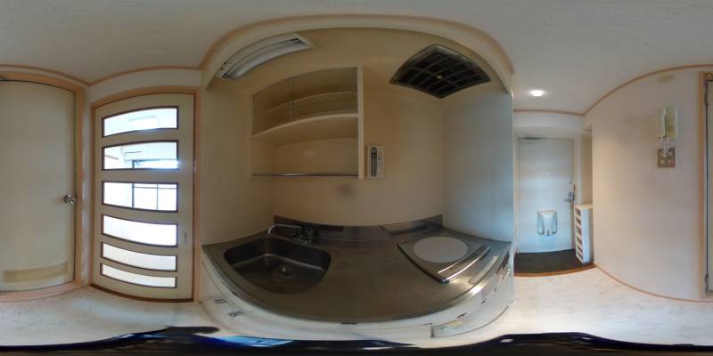 パノラマ画像キッチン