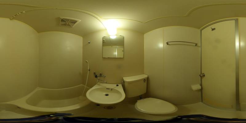 パノラマ画像バスルーム