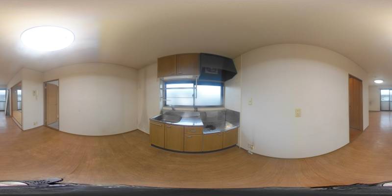 パノラマ画像キッチン