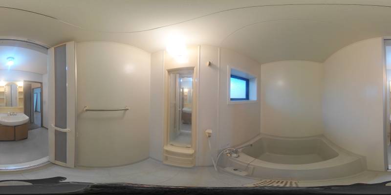 パノラマ画像バスルーム