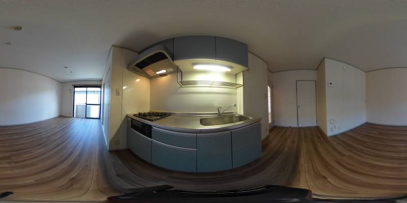 パノラマ画像キッチン