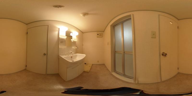 パノラマ画像洗面所