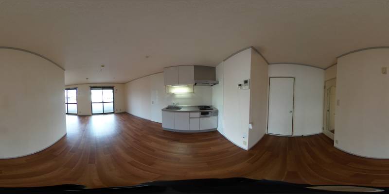 パノラマ画像キッチン