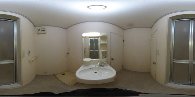 パノラマ画像洗面所