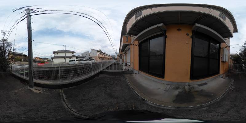 パノラマ画像バルコニー