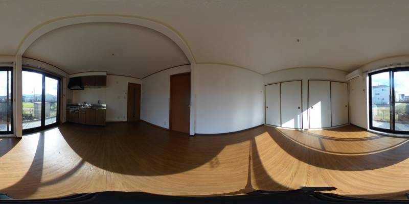 パノラマ画像リビング