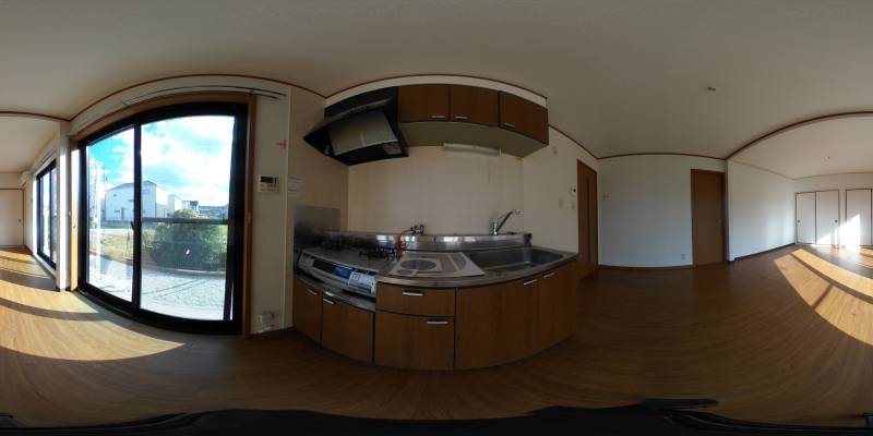 パノラマ画像キッチン