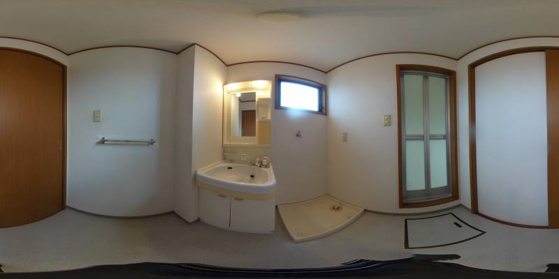 パノラマ画像洗面所