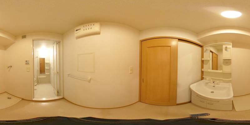パノラマ画像洗面所