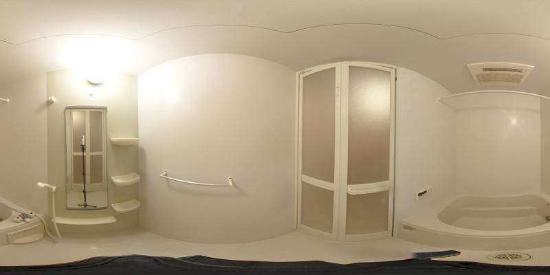 パノラマ画像バスルーム