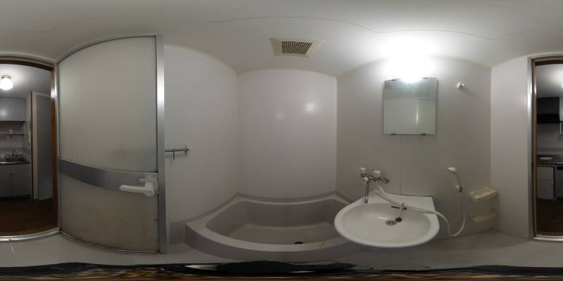 パノラマ画像バスルーム