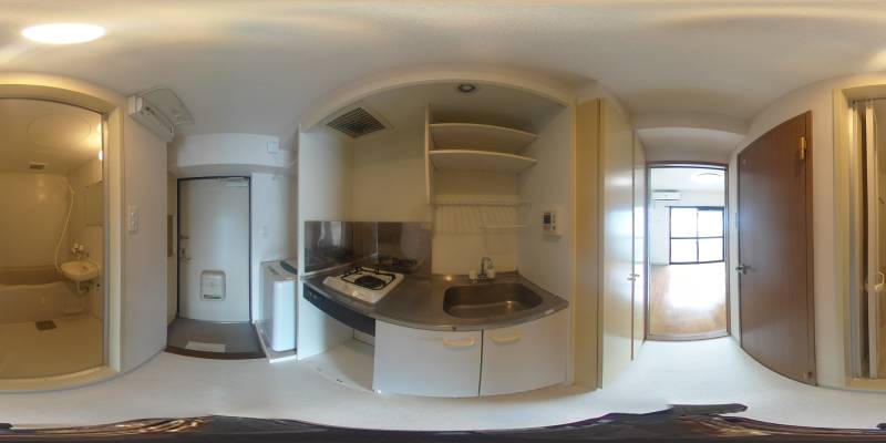 パノラマ画像キッチン