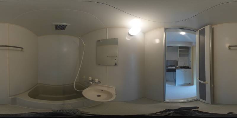 パノラマ画像バスルーム