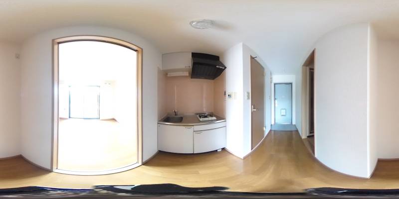 パノラマ画像キッチン