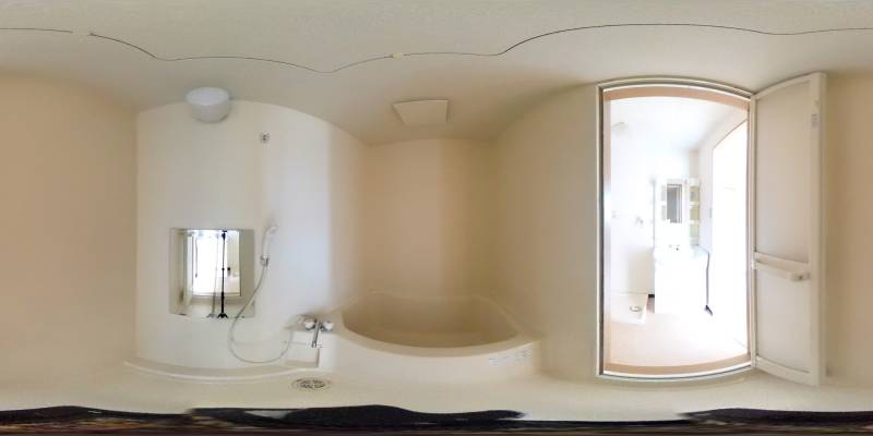 パノラマ画像バスルーム