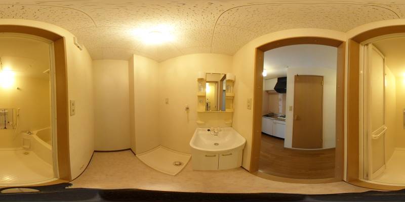 パノラマ画像洗面所