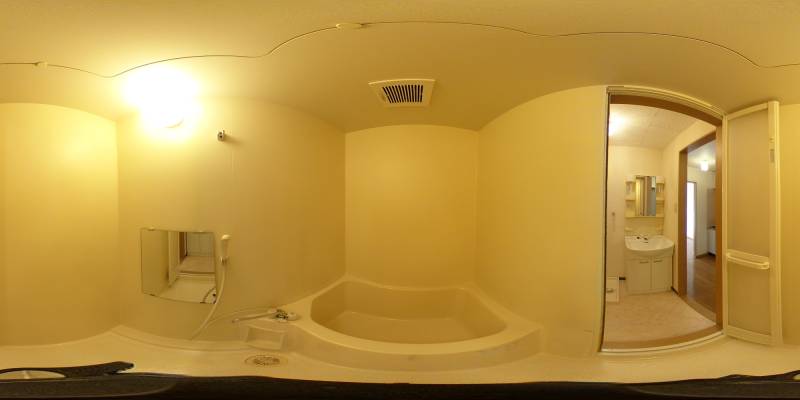 パノラマ画像バスルーム